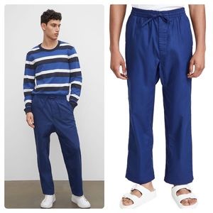 NWT Club Monaco Men’s Resort Cotton Pants in Navy/Bleu Marine Sz Medium